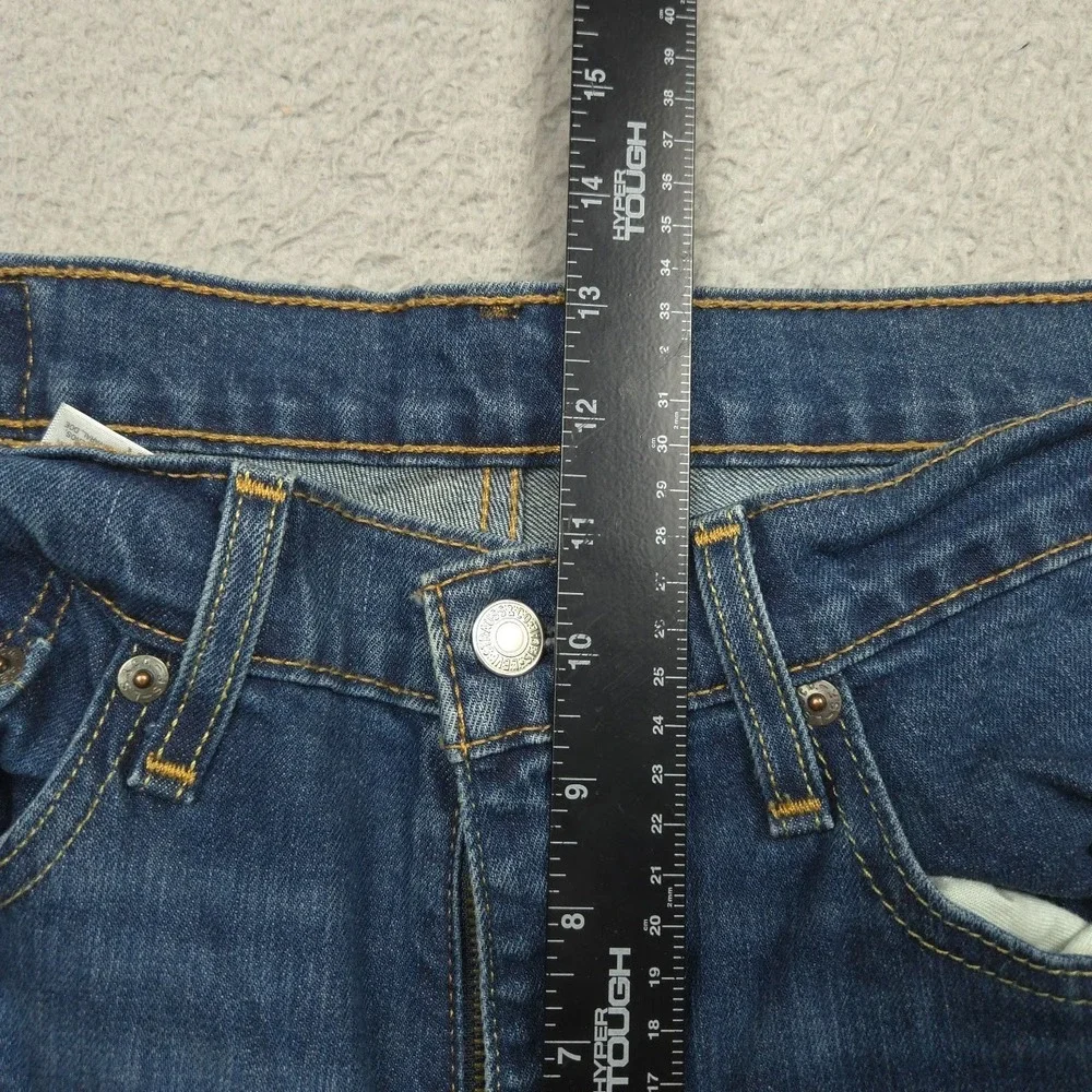 Levi's 511 Jeans Mens 34x32 Slim Fit Stretch Denim Medium Wash Blue Pants